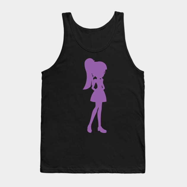 Sci-Twi Twilight Sparkle Equestria Girls Silhouette Tank Top by Wissle